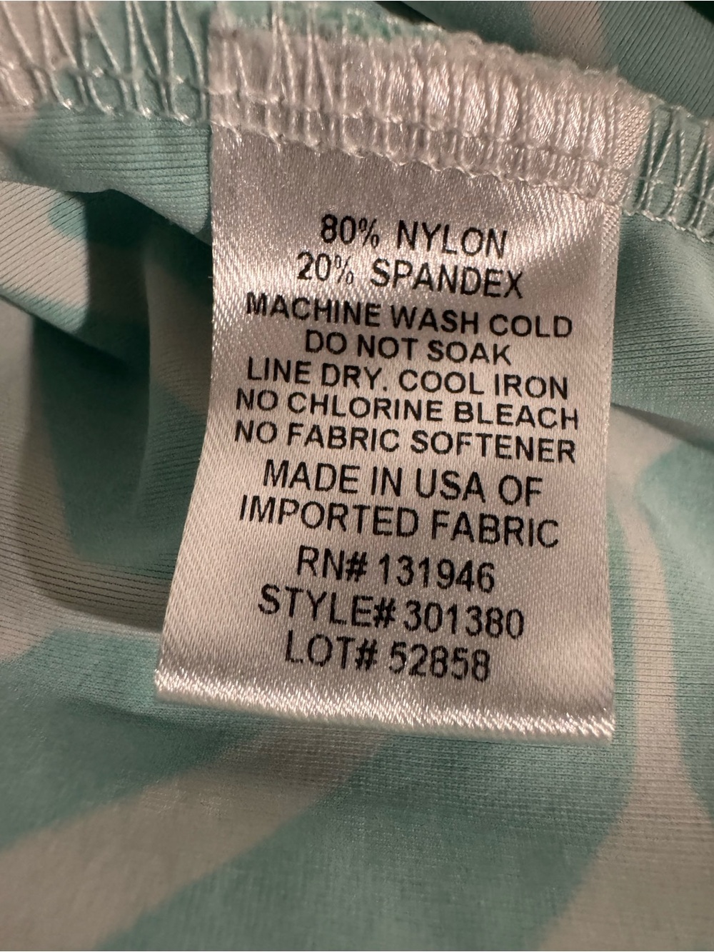 Jude Connally Chris Top Jude Cloth Tunic Teal White Geometric Print Size XL - Picture 8 of 8